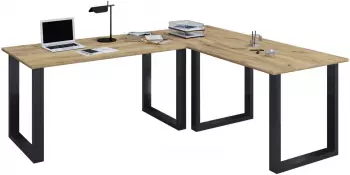 VCM Lona U Eckschreibtisch L-Form 220x190cm, Holz (Lona U)