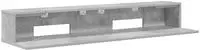 vidaXL Studiotisch Betongrau 152 x 36 x 19,5 cm Holzwerkstoff