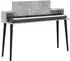 vidaXL Studiotisch betongrau 152x36x19,5cm Holzwerkstoff
