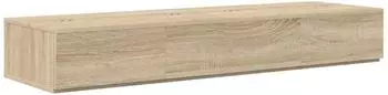 vidaXL Studiotisch Sonoma-Eiche 152x40x19,5cm Holzwerkstoff (8006670)