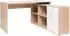 Finori London 1 Winkelschreibtisch mit Sideboard, Sonoma Eiche, 136x138cm