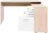 Finori London 1 Winkelschreibtisch mit Sideboard, Sonoma Eiche, 136x138cm