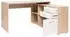 Finori London 1 Winkelschreibtisch mit Sideboard, Sonoma Eiche, 136x138cm