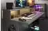 Parisot Work Gaming-Winkelschreibtisch schwarz/grau mit LED-Farbwechsel (GE4050-02)