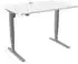 STIER 501-43 Schreibtisch elektrisch höhenverstellbar 120x80cm, weiß melaminbeschichtet (907765)