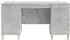 vidaXL Schreibtisch betongrau, Holzwerkstoff, 142,5x50x75cm