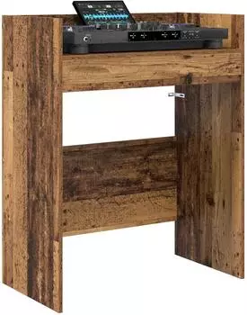 vidaXL DJ-Tisch Altholz-Optik 62x45x102cm Holzwerkstoff (8006762)