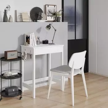 VICCO Surrey Schreibtisch 60x40cm mit Schublade, wei&szlig;