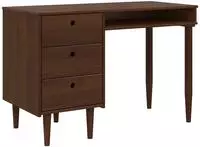 vidaXL Schreibtisch BILBAO Dunkelkaramell 114 x 53 x 75 cm