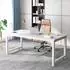 LuxusKollektion Schreibtisch 180x80cm, weiß