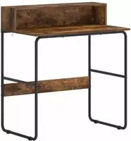 vidaXL Schreibtisch mit Stauraum R&auml;uchereiche 80 x 50 x 91 cm