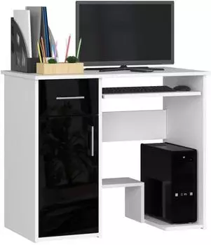 RAUMHIRSCH Schreibtisch 90cm mit Tastaturauszug, 1 Schublade, 1 T&uuml;r (800001457797)