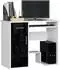 RAUMHIRSCH Schreibtisch 90cm mit Tastaturauszug, 1 Schublade, 1 Tür (800001457797)