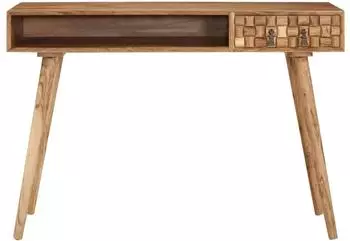 vidaXL Schreibtisch Akazien-Massivholz 110x50x76cm (338434)
