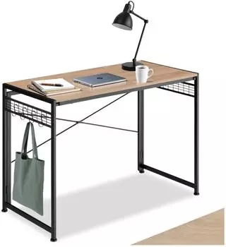 TecTake Paterson Schreibtisch klappbar, Holz/Metall, 102x51x77cm