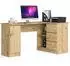 RAUMHIRSCH Eckschreibtisch L-Form, Eiche Artisan, 155cm, 3 Schubladen (800001523136)