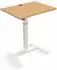 STIER Steh-Tisch 501-9 elektrisch höhenverstellbar 80x60cm, Buche weiß melaminiert 72-120cm (907779)