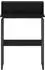 vidaXL Schreibtisch mit Stauraum, schwarz Eichen-Optik, 60x50x91cm