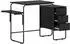 vidaXL Schreibtisch mit Stauraum, schwarz, Eichen-Optik, 120x50x75cm (8007996)