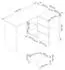 RAUMHIRSCH Eckschreibtisch L-Form Sonoma Eiche, 3 Schubladen, 124cm (800001457189)