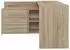 RAUMHIRSCH DANY Eckschreibtisch 120cm, 3 Schubladen, Sonoma Eiche (800001523134)