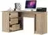 RAUMHIRSCH Eckschreibtisch L-Form Eiche Sonoma, 155cm, 3 Schubladen (800001457367)