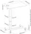 PureMounts Beistell-Tisch höhenverstellbar 71-106cm mit Getränkehalter, weiß (PM-PCART-21)