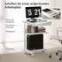 HomCom Schreibtisch mit Rollen, CPU-Ständer, weiß, 51x79x56cm (800001820145)