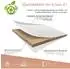 LuxusKollektion Empfangstheke mit Schublade & Ablagefächern, 190×42×100cm, weiß + Holz, links