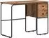 vidaXL Schreibtisch mit Stauraum, Eichenholz, 100x50x75cm (8008006)