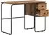 vidaXL Schreibtisch mit Stauraum, Eichenholz, 100x50x75cm (8008006)