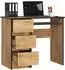 RAUMHIRSCH Schreibtisch 90cm, 3 Schubladen, Tastaturauszug, Eiche Craft (800001523126)