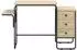 vidaXL Schreibtisch mit Stauraum Sonoma-Eiche 120x50x75cm (8007997)