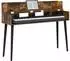 vidaXL Studiotisch Raucheiche 152x40x19,5cm Holzwerkstoff