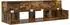 vidaXL Studiotisch Raucheiche 152x40x19,5cm Holzwerkstoff
