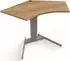 STIER Steh-Tisch 501-19 elektrisch höhenverstellbar 138x92cm, Nussbaum (907737)
