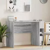 vidaXL Schreibtisch Graues Sonoma Holzwerkstoff 109 x 50 x 78 cm