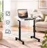 Relaxdays Laptoptisch höhenverstellbar, C-Form, mit Rollen, 60x90x40cm