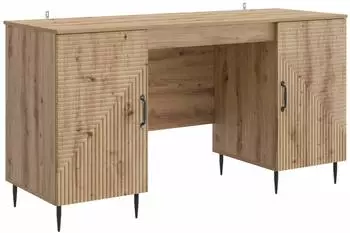 vidaXL Schreibtisch Artisan-Eiche 142,5x50x75cm