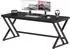 LuxusKollektion Schreibtisch Industriestil Metall/Holz 152x60x75,5cm schwarz