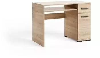 Masseno Albano Schreibtisch 90x56x75cm Sonoma Eiche, 1 Schublade (800001819264)
