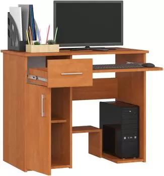 RAUMHIRSCH Schreibtisch 90cm mit Tastaturauszug, 1 Schublade, 1 T&uuml;r (800001523140)
