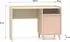 Feldmann-Wohnen Mevel Kinderschreibtisch 1-türig, 120x58x80cm (Wüstensand/Millennial Pink)