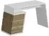 VICCO Schreibtisch Okaro weiß/Eiche 105x50cm, 3 Schubladen