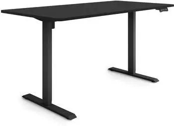 eSmart Germany ETX-121BB Steh-Sitz-Schreibtisch 160x80cm, elektrisch h&ouml;henverstellbar, schwarz (175191524)