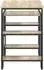 vidaXL Schreibtisch mit Stauraum Sonoma-Eiche 113,5x52x75,5cm (8008033)