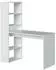 Miroytengo Duplo Regal-Schreibtisch, wendbar, weiß, 120x144x53cm