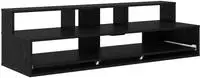 vidaXL Studiotisch Schwarz Eichen-Optik 110 x 42,5 x 36 cm
