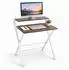 Relaxdays Klappschreibtisch mit Monitoraufsatz, MDF/Metall, 70x82x56cm