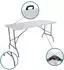 HJH Office Easy Up Multi II Klapptisch 152x70cm, weiß